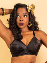 Load image into Gallery viewer, 1940&#39;s Style Bra Black What Katie Did
