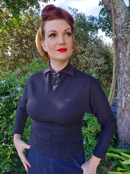 Freddie's of Pinewood Black Buckle up Top