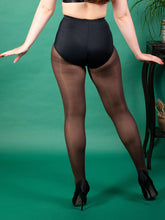 Load image into Gallery viewer, Chocolate Brown Opaque Tights What Katie Did
