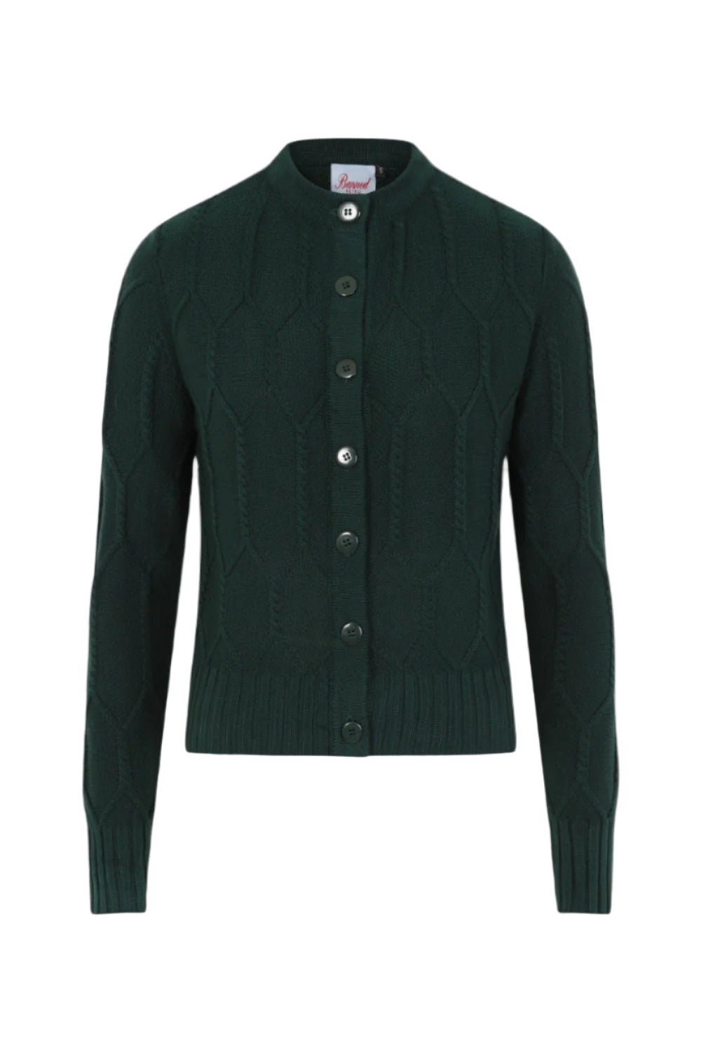 Banned Apparel Cable Knit Forest Green Cardigan