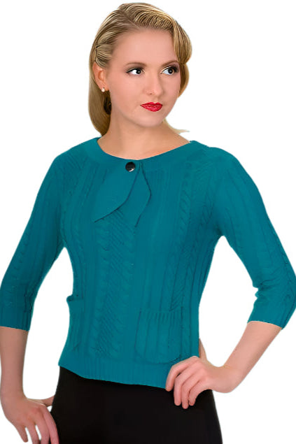 Banned Apparel - Teal Jumper