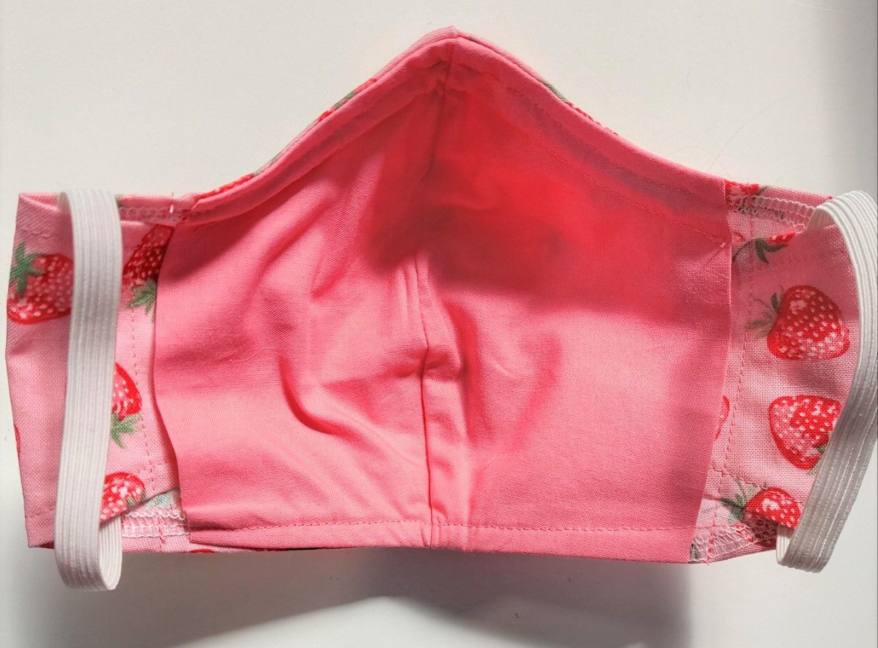 Linda McCarthy Studio Strawberry Field Print Face Mask