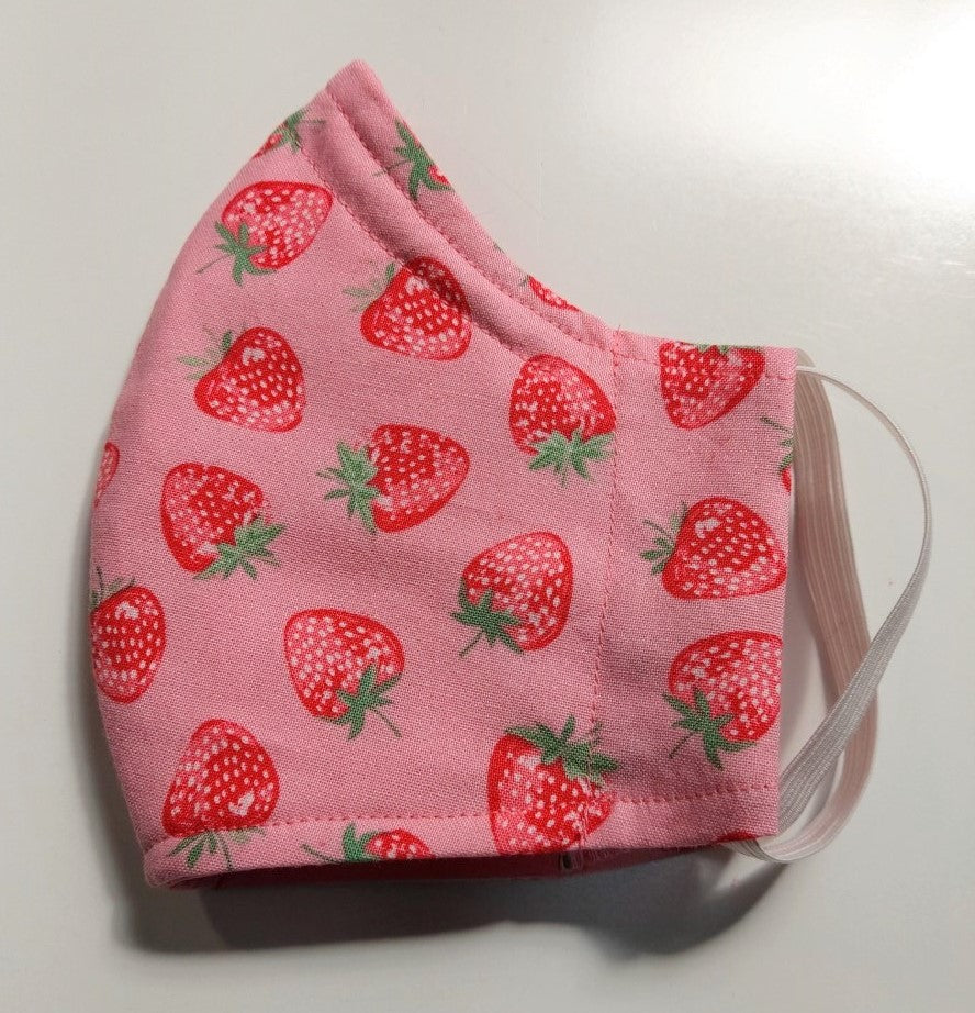Face Mask-Strawberry Field Print
