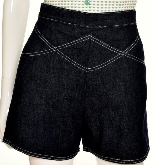 Freddie's of Pinewood 1950's Style Indigo XX Shorts