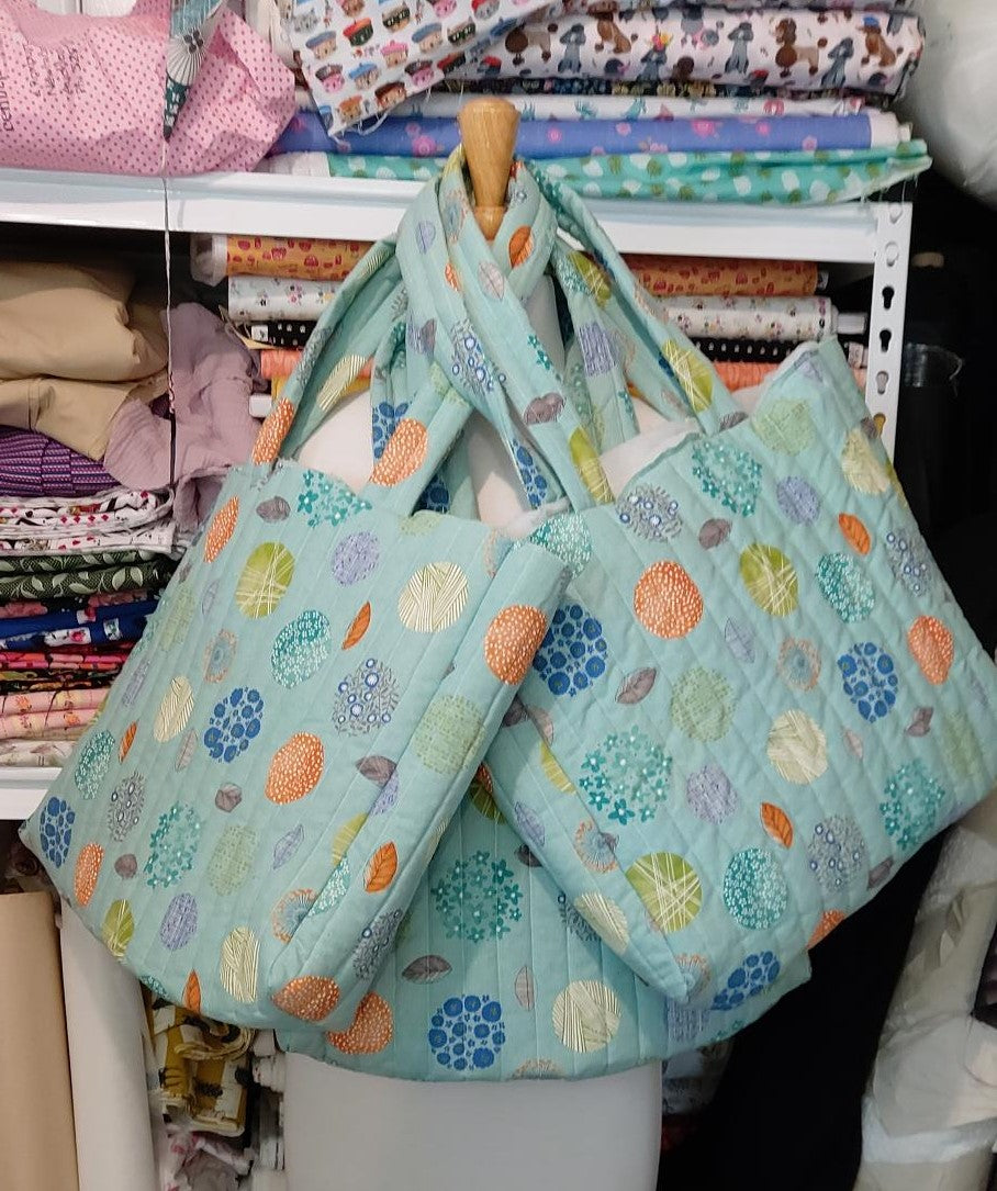 Bubble Dots Print Tote Bag – Limited Trial Piece