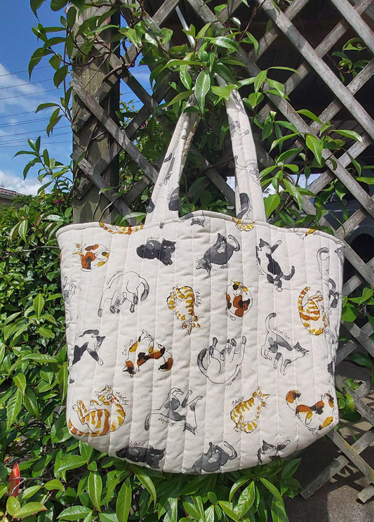 Kitty Kats Print Tote Bag - Limited Trial Piece