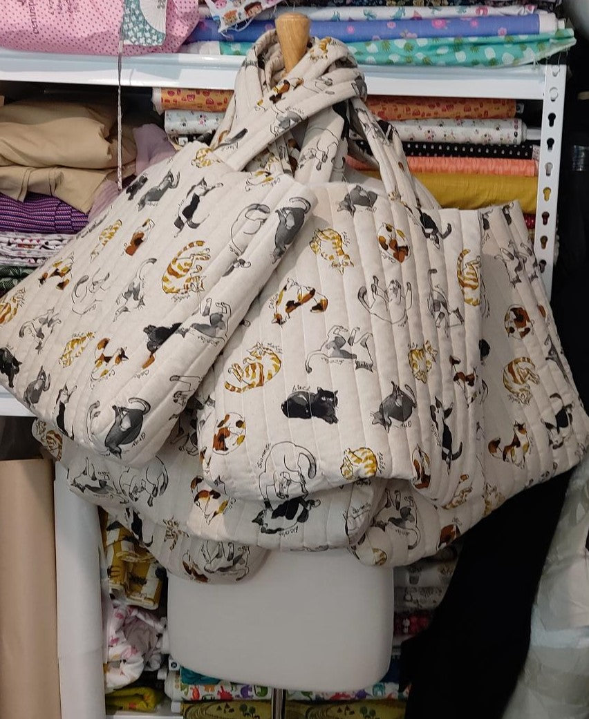 Kitty Kats Print Tote Bag - Limited Trial Piece