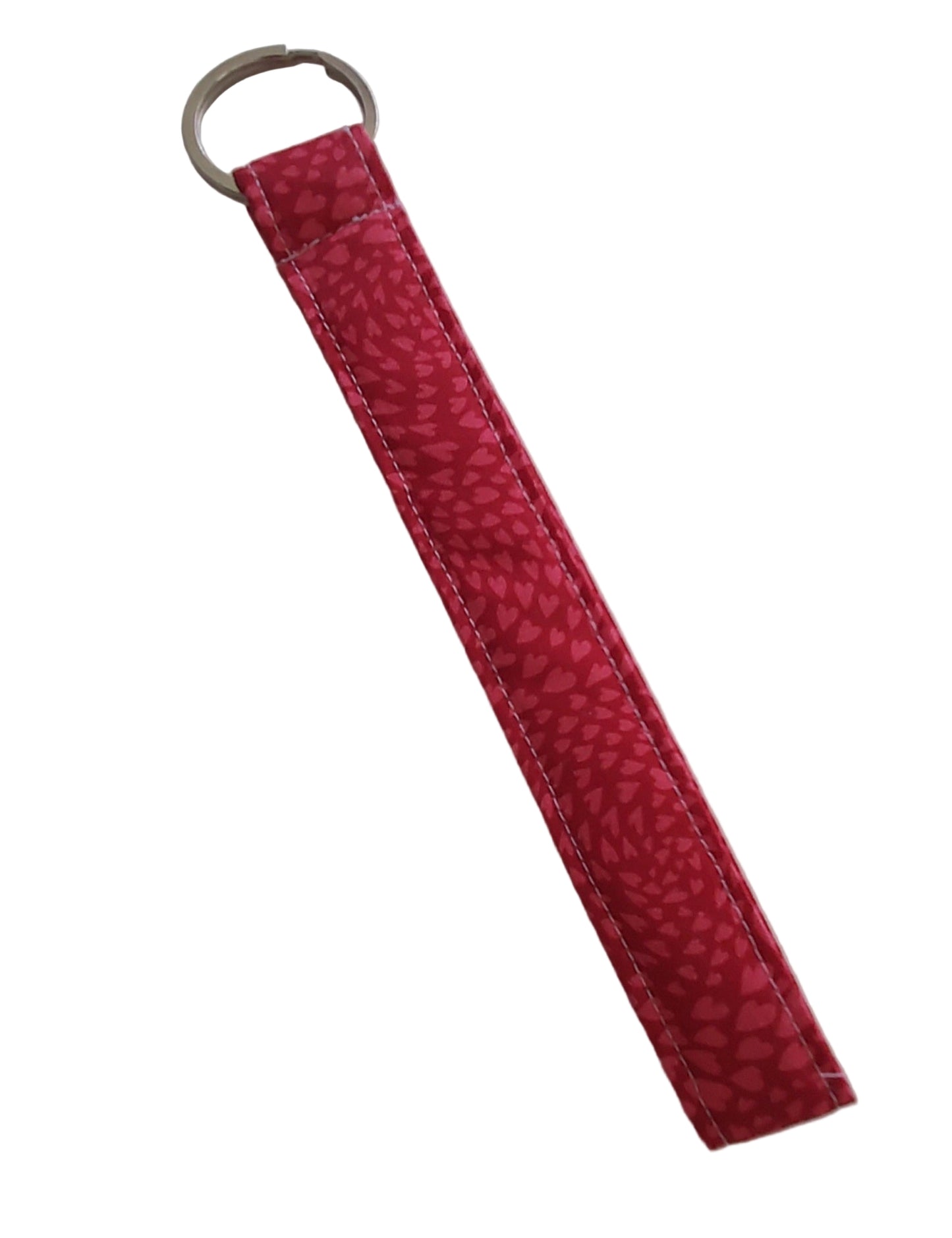 Wristlet Key Fob - Pink Hearts