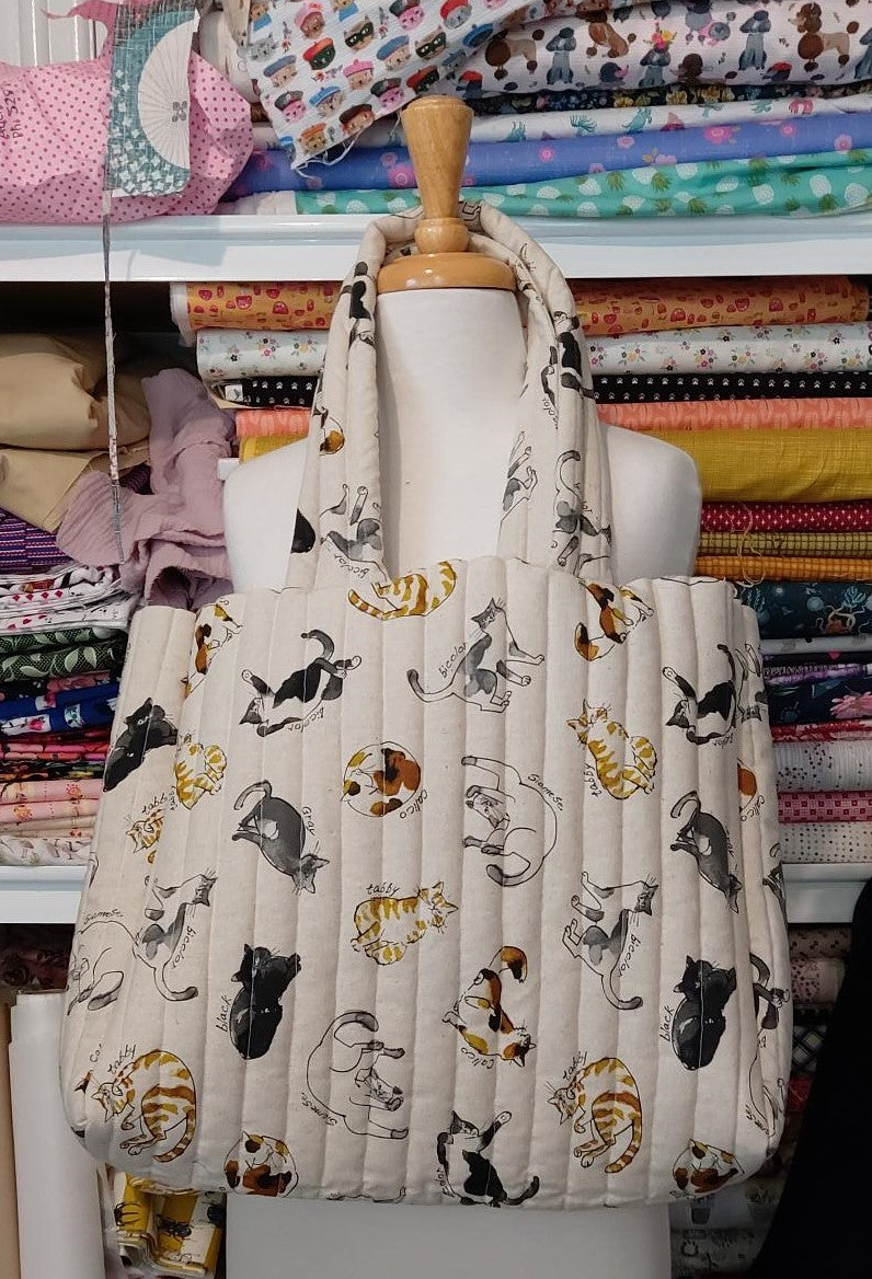 Kitty Kats Print Tote Bag - Limited Trial Piece