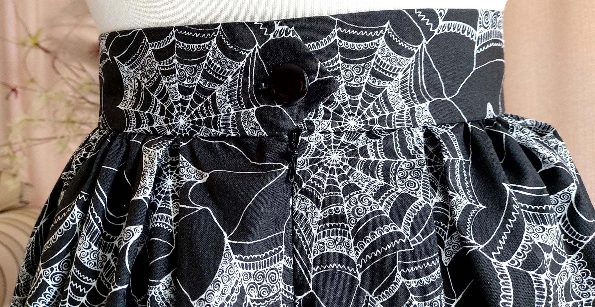 Halloween spider shop web skirt