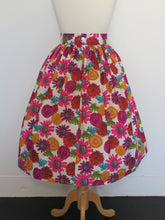 Load image into Gallery viewer, It&#39;s So You! Magenta and Purple Floral Print Skirt
