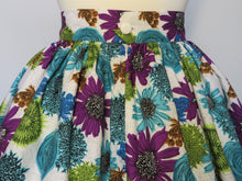 Load image into Gallery viewer, It&#39;s So You! Blue and Purple Floral  Skirt
