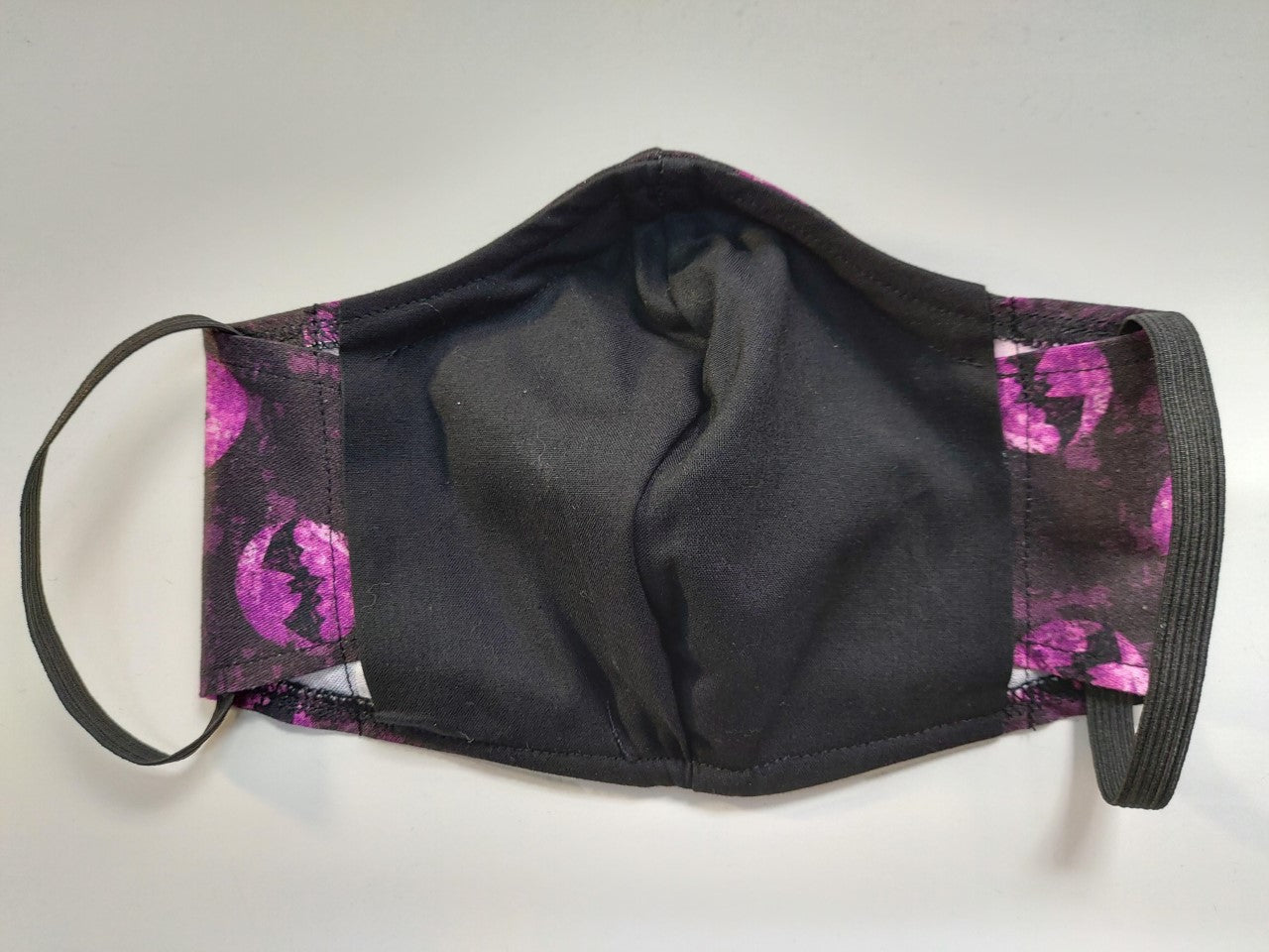 Face Mask-Purple Batwing Print