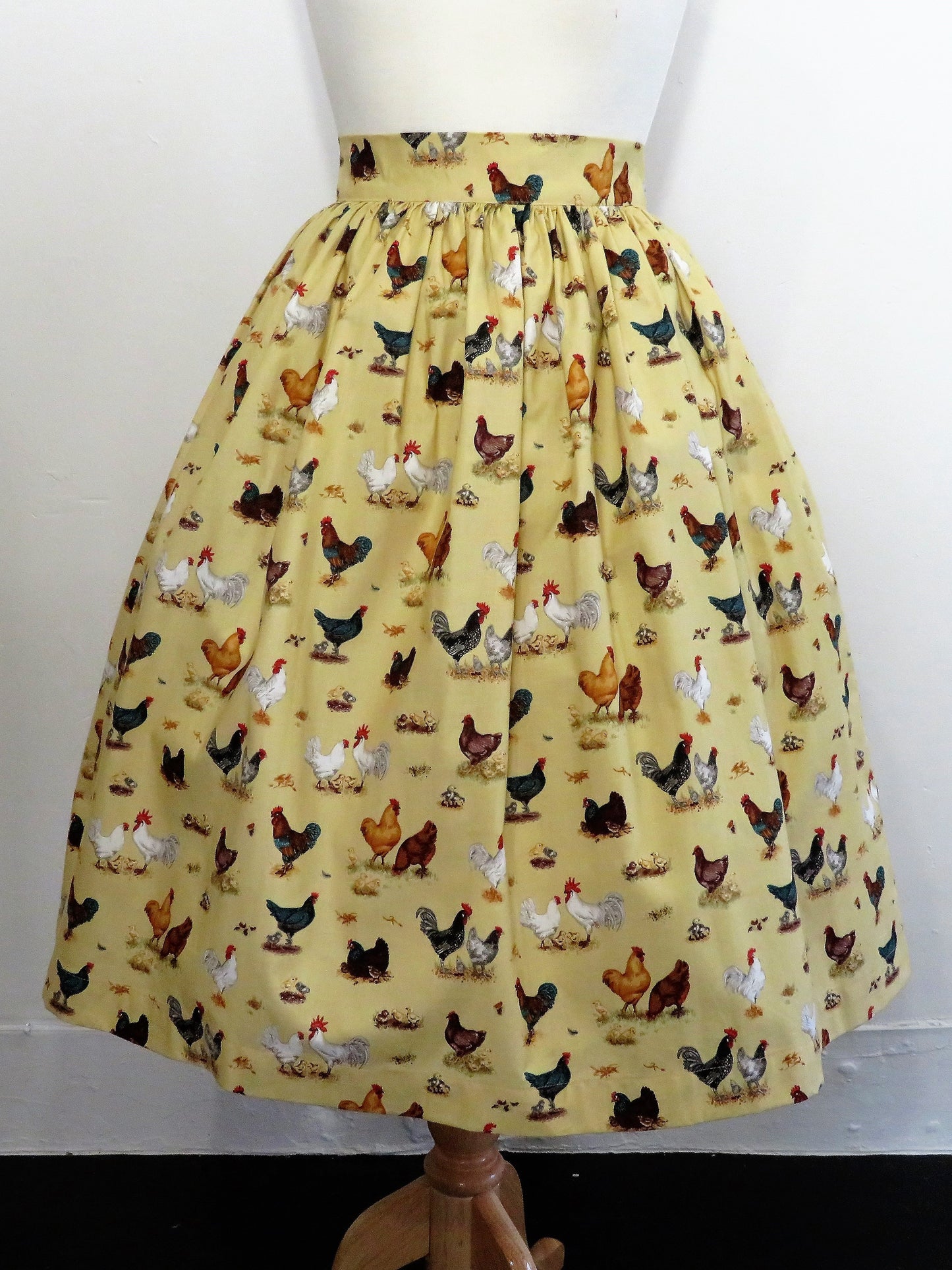 Cluckin' Cute: Chook Print Skirt