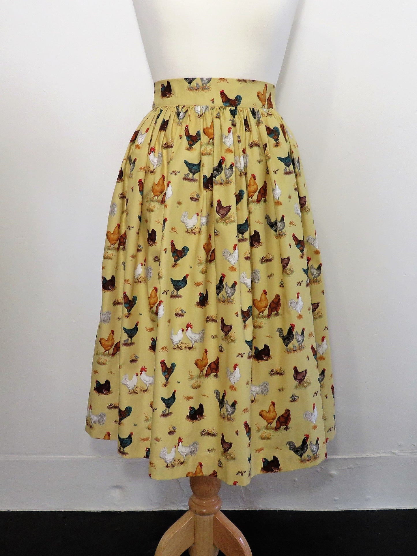 Cluckin' Cute: Chook Print Skirt