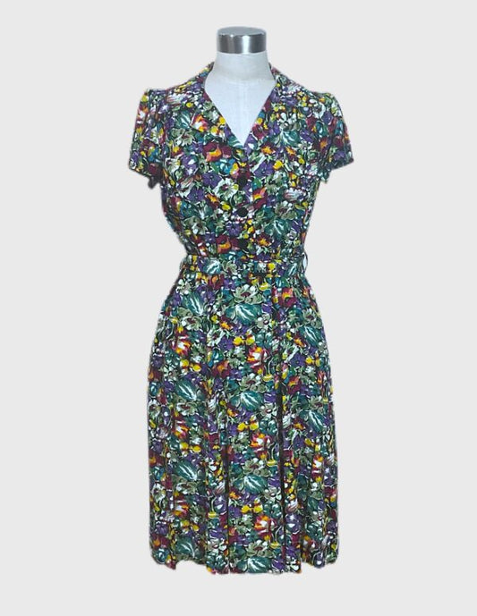 1940's Style Floral Dress Retrospec'd