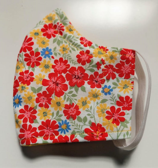 Face Mask-Floral Bouquet Print