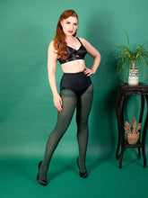 Load image into Gallery viewer, Forest Green Opaque Tights What Katie Did
