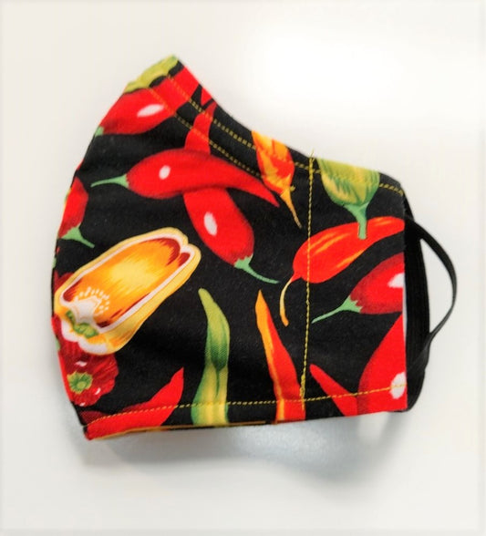 Face Mask-Hot Chilli Print