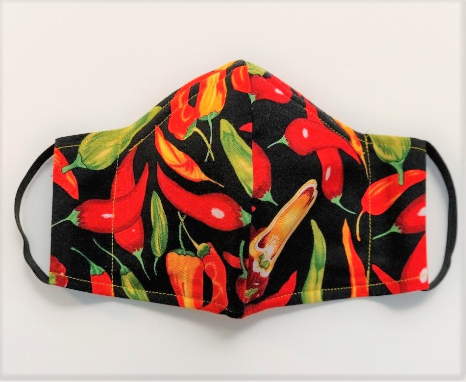 Face Mask-Hot Chilli Print