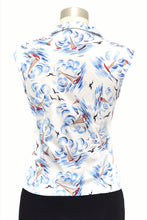 Load image into Gallery viewer, Retrospec&#39;d Kitty Blouse in Sea Side Print
