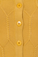Load image into Gallery viewer, Banned Apparel Cable Knit Mustard Cardigan
