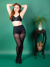Load image into Gallery viewer, Black Opaque Tights What Katie Did
