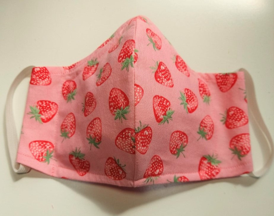 Face Mask-Strawberry Field Print