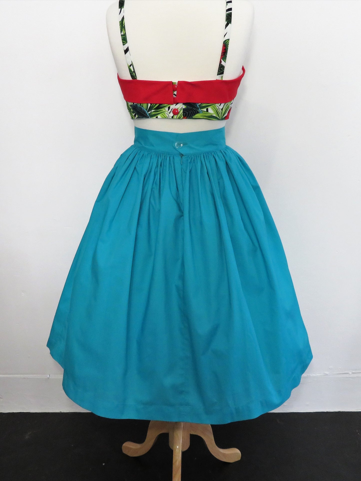 It's So You! Blue Teal Skirt